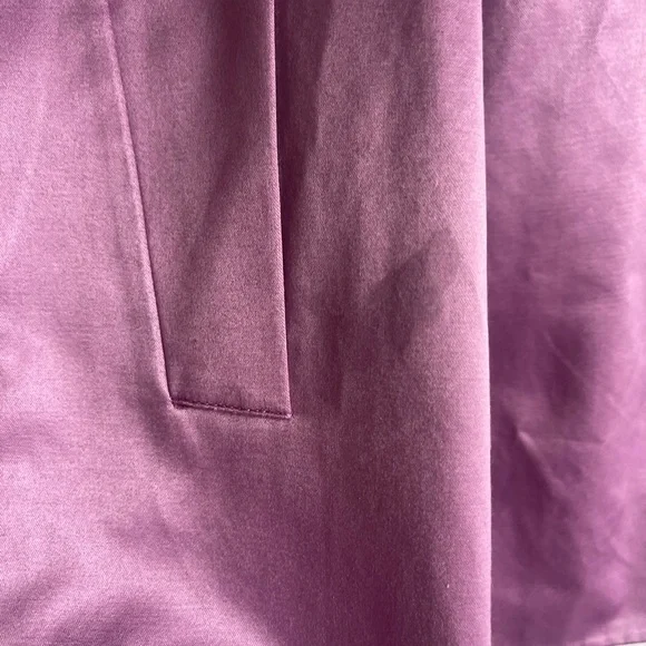 BCBGMaxAzria Vintage Satin Coat Size XXS - Picture 7 of 7